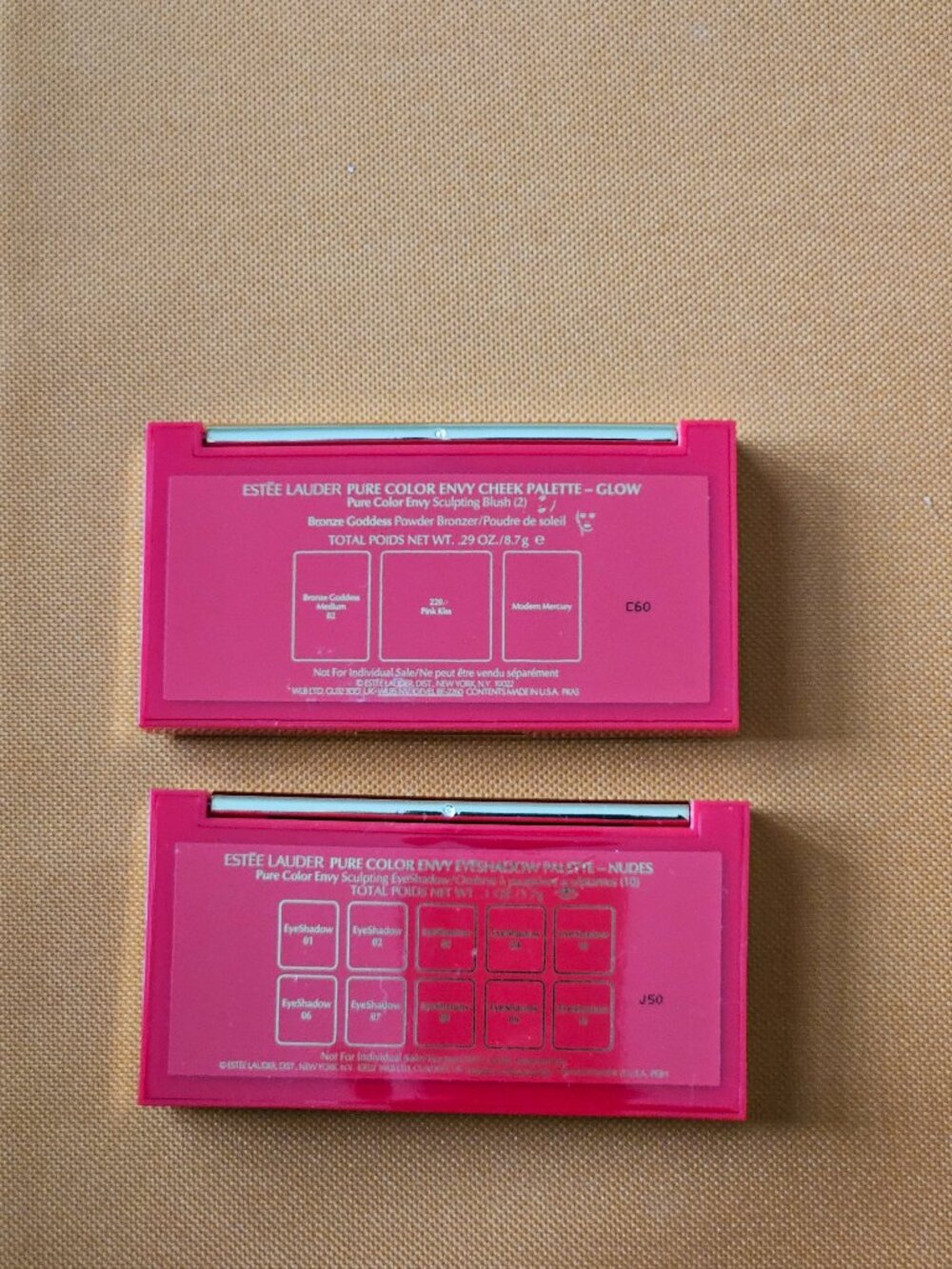Estée Lauder Pure Color Envy Cheek Palette Glow + Nude Eyeshadow Palette Set